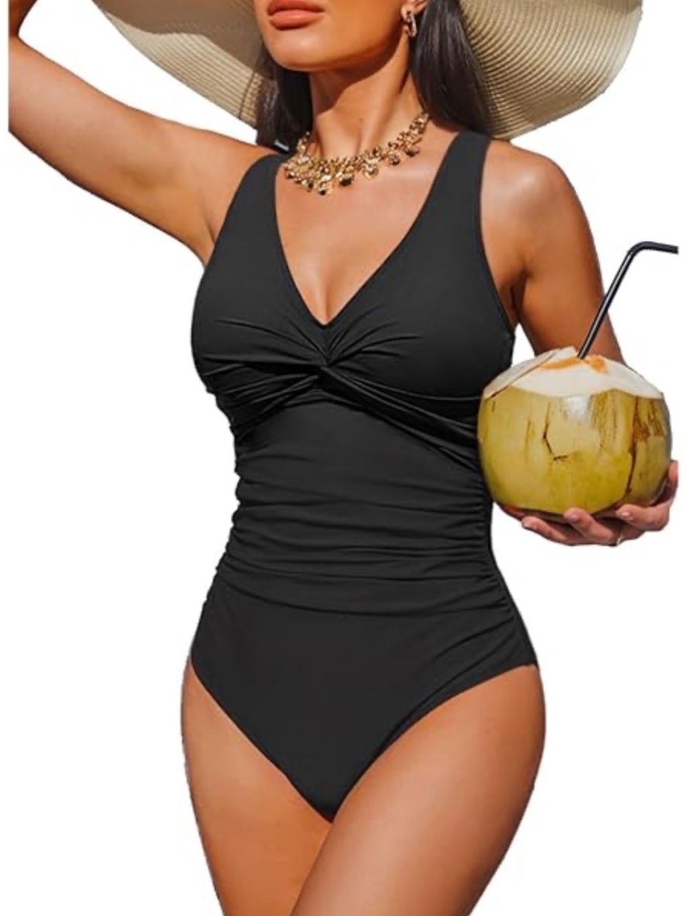 Ralph Lauren Bathing Suit Black Size 10 EUC
